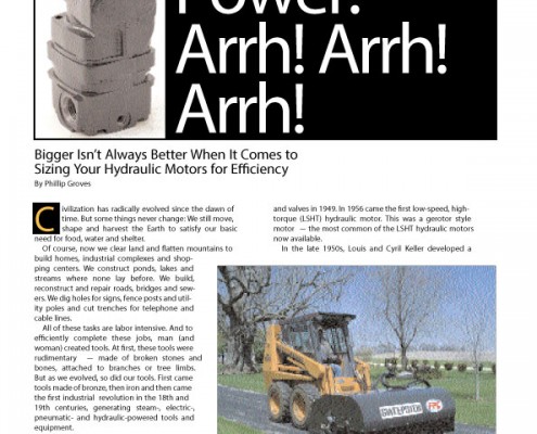More Power Article Compact Equipment