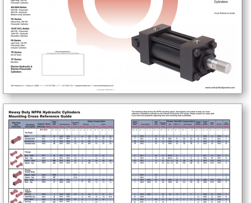 Ortman Fluid Power 3TH Cross Reference Guide