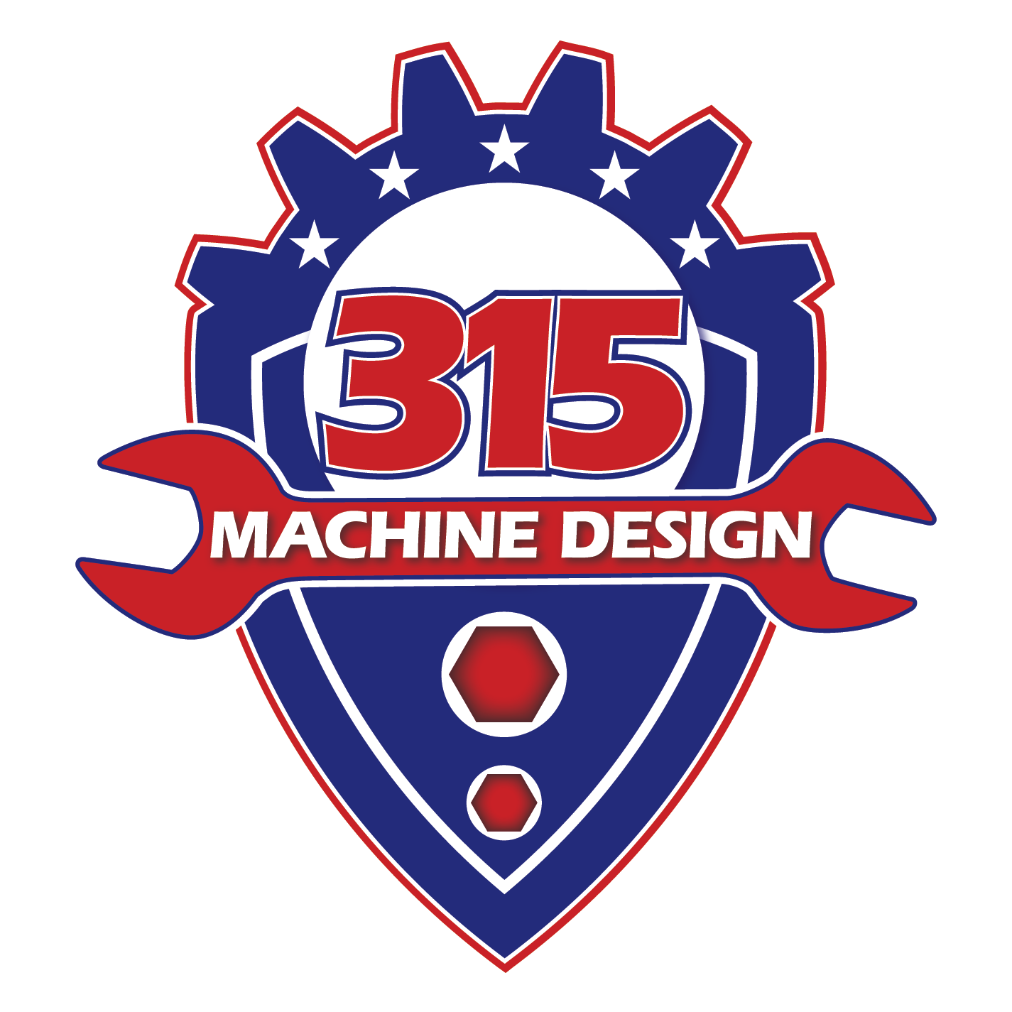 315 Machine Design Logo designed by Mountain Stream Group 315 Machine Design Logo